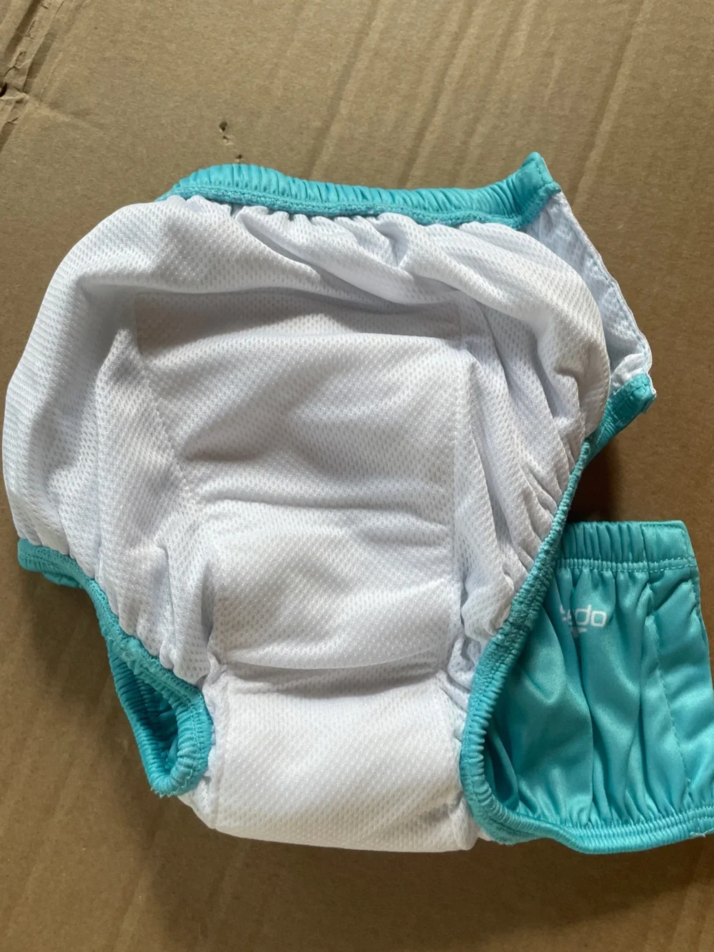 Speedo reusable swim diaper large teal